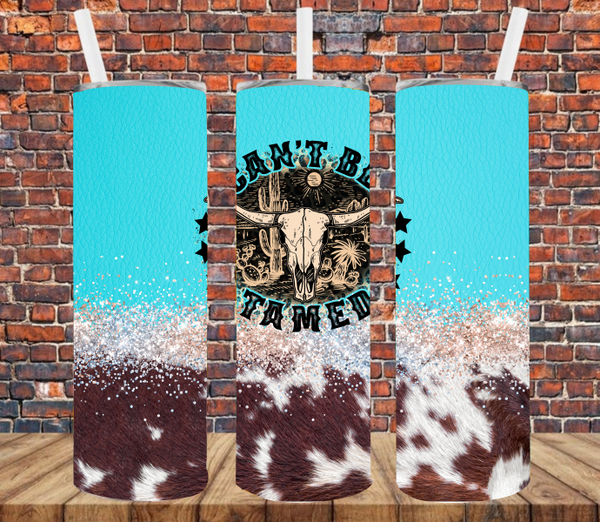 Can't Be Tamed - Tumbler Wrap Sublimation Transfers