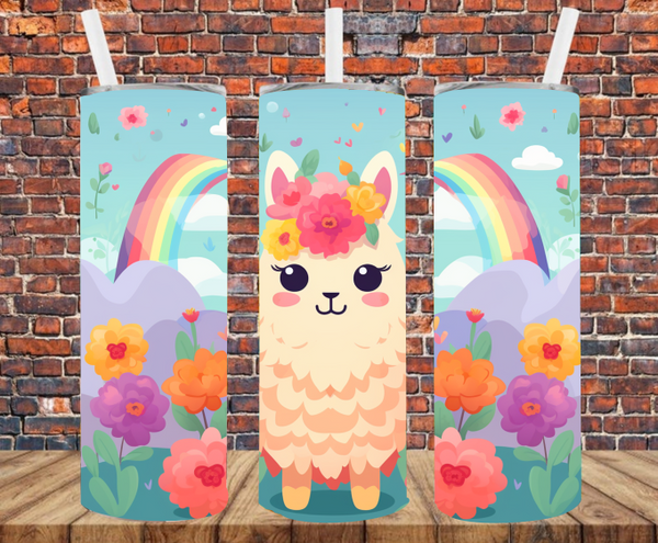 Llama - Tumbler Wrap - Sublimation Transfers