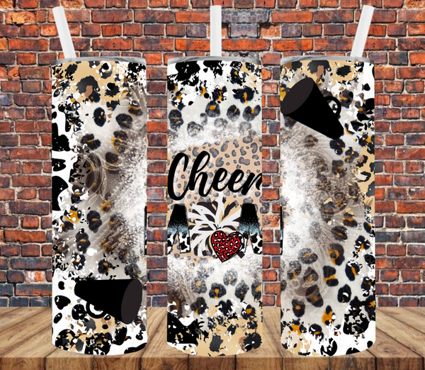 Cheer - Tumbler Wrap Sublimation Transfers