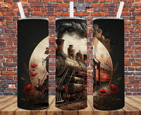 Train - Tumbler Wrap - Sublimation Transfers