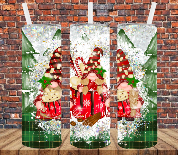 Christmas Gnomes - Tumbler Wrap Sublimation Transfers