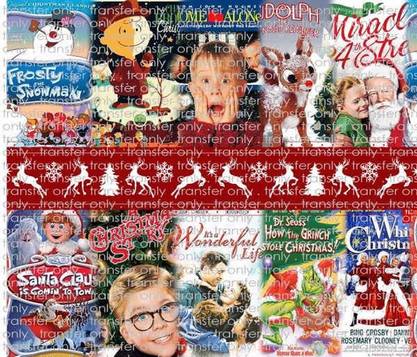 Classic Christmas Movies - Tumbler Wrap Sublimation Transfers – Sticky  Fingers Vinyl & Transfers