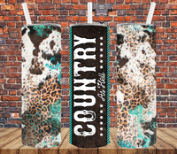 Country As Hell - Tumbler Wrap Sublimation Transfers