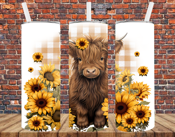 Country Cow - Tumbler Wrap - Sublimation Transfers