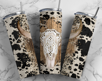 Cow Skull Lace - Tumbler Wrap Sublimation Transfers