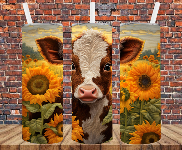 Country Cow - Tumbler Wrap - Sublimation Transfers