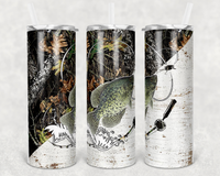 Crappie Fishing - Tumbler Wrap Sublimation Transfers