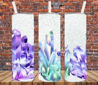 Crystal Gems - Tumbler Wrap Sublimation Transfers