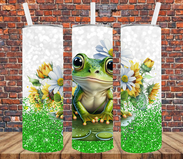 Cute Frog - Tumbler Wrap Sublimation Transfers – Sticky Fingers Vinyl &  Transfers