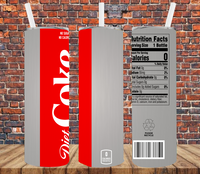 Soda Can - Tumbler Wrap Sublimation Transfers