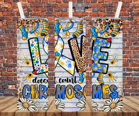 Love Don't Count Chromosomes - Tumbler Wrap - Sublimation Transfers