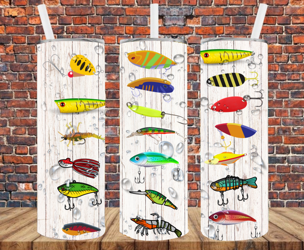 Fishing Lures - Tumbler Wrap - Sublimation Transfers