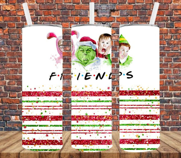 Christmas Friends - Tumbler Wrap Sublimation Transfers