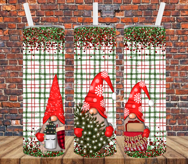 Christmas Gnomes - Tumbler Wrap Sublimation Transfers