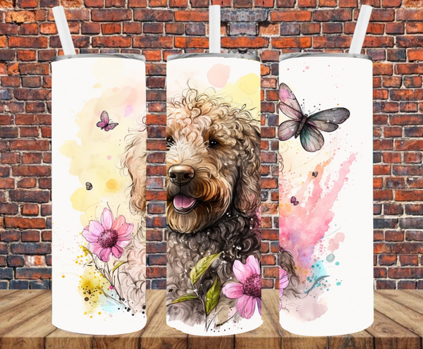 Golden Doodle - Tumbler Wrap - Sublimation Transfers