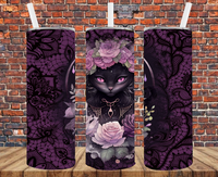 Black Cat - Tumbler Wrap Sublimation Transfers