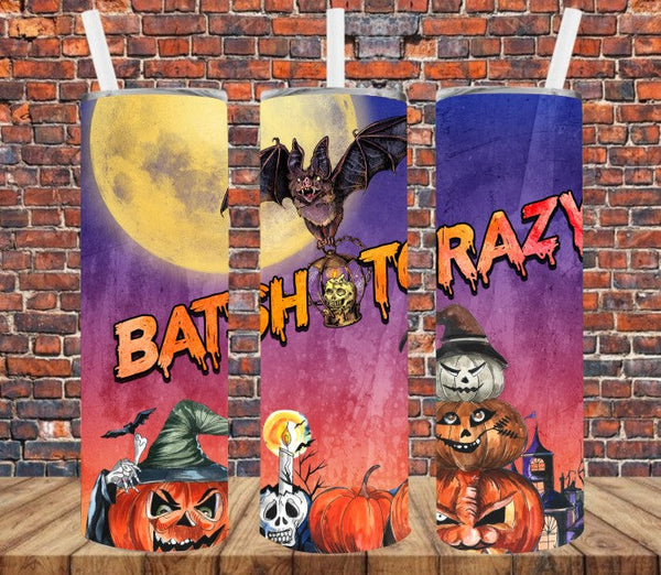 Batsh!t Crazy - Tumbler Wrap Sublimation Transfers