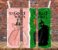 Are You A Good Witch or a Bad Witch - Tumbler Wrap Sublimation Transfers