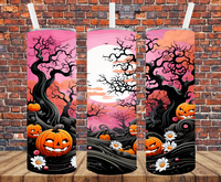 Spooky Trees - Tumbler Wrap - Sublimation Transfers