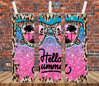 Hello Summer - Tumbler Wrap Sublimation Transfers