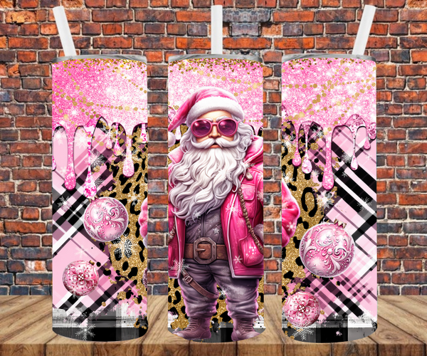 Hip Hop Santa - Tumbler Wrap - Sublimation Transfers
