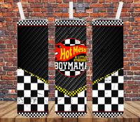 Hot Mess Boy Mama - Tumbler Wrap Sublimation Transfers