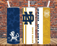 Football Indiana - Tumbler Wrap - Sublimation Transfers