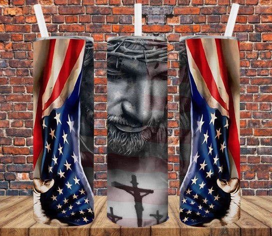 We the People Sublimation Tumbler Transfer