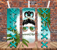 Summer Vibes - Tumbler Wrap Sublimation Transfers