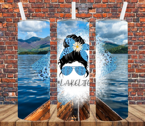 Lake Life - Tumbler Wrap Sublimation Transfers