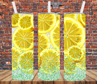 Lemon Slices - Tumbler Wrap Sublimation Transfers