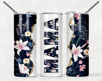 Floral Mama - Tumbler Wrap Sublimation Transfers