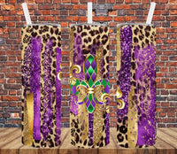 Mardi Gras - Tumbler Wrap Sublimation Transfers