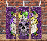 Mardi Gras - Tumbler Wrap Sublimation Transfers