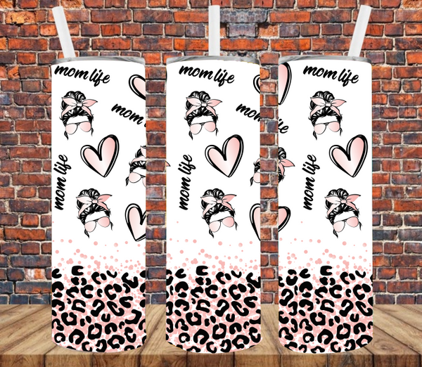 Mom Life - Tumbler Wrap Sublimation Transfers