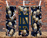 Football Indiana - Tumbler Wrap - Sublimation Transfers