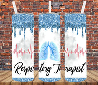 Respiratory Therapist - Tumbler Wrap Sublimation Transfers