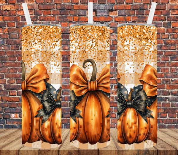 Fall Pumpkins - Tumbler Wrap - Sublimation Transfers