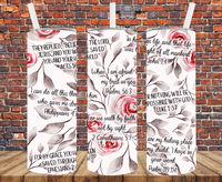 Religious Quotes - Tumbler Wrap - Sublimation Transfers