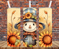 Fall Scarecrow - Tumbler Wrap - Sublimation Transfers