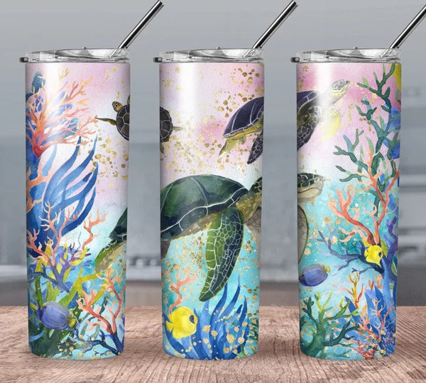 Sea Turtles - Tumbler Wrap Sublimation Transfers