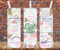 Self Love Matters - Tumbler Wrap - Sublimation Transfers