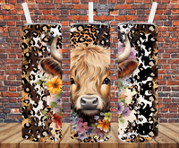 Country Cow - Tumbler Wrap - Sublimation Transfers