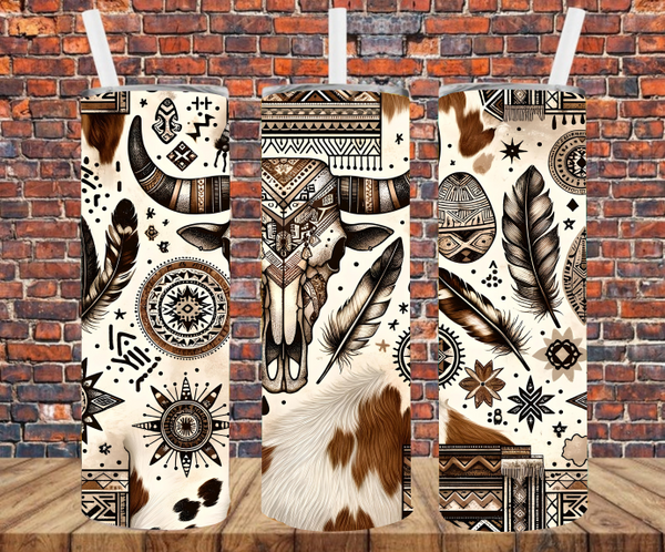 Country Western - Tumbler Wrap - Sublimation Transfers