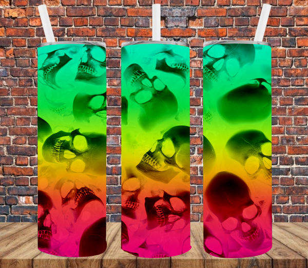 Shadow Skulls - Tumbler Wrap Sublimation Transfers