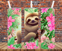 Sloth - Tumbler Wrap - Sublimation Transfers