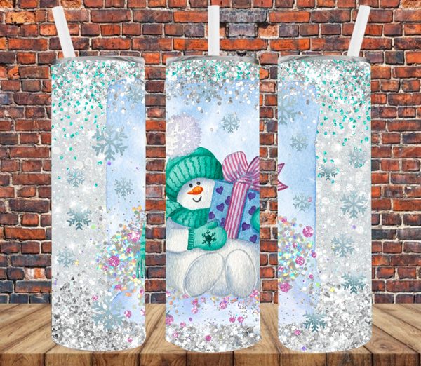 Snowman - Tumbler Wrap Sublimation Transfers