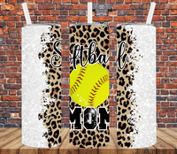 Softball Mom - Tumbler Wrap Sublimation Transfers