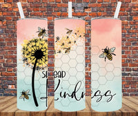 Spread Kindness - Tumbler Wrap Sublimation Transfers