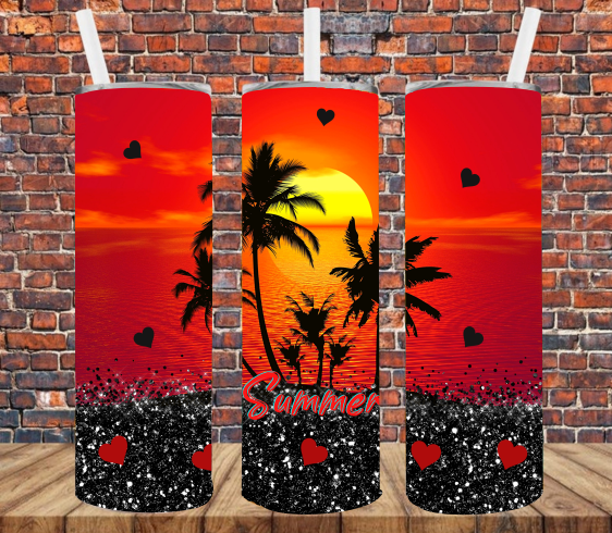 Summer - Tumbler Wrap Sublimation Transfers